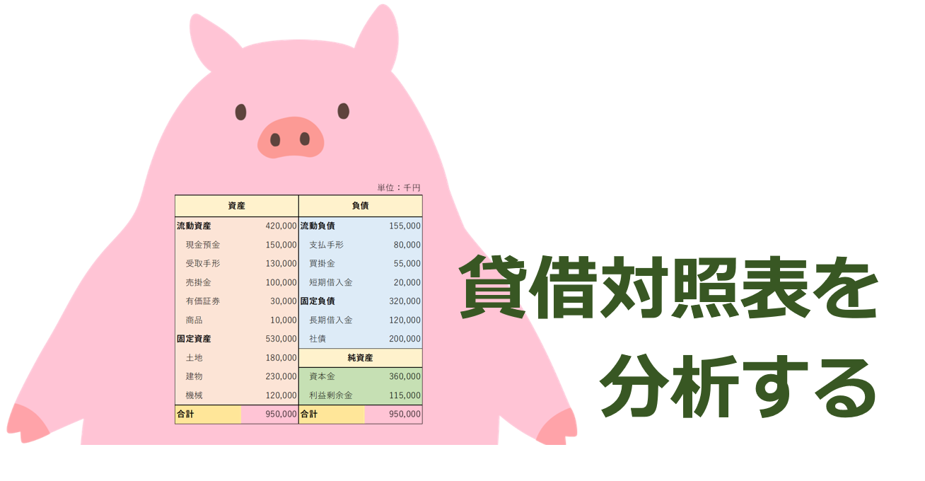 社長の性格も分かっちゃう？！B/Sを分析しよう！